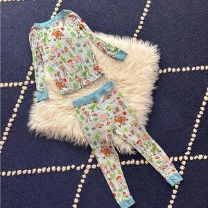 🧸🪁🪀 Disney Toy Story Blue Pajama Sets with Long Sleeves Little Sleepies